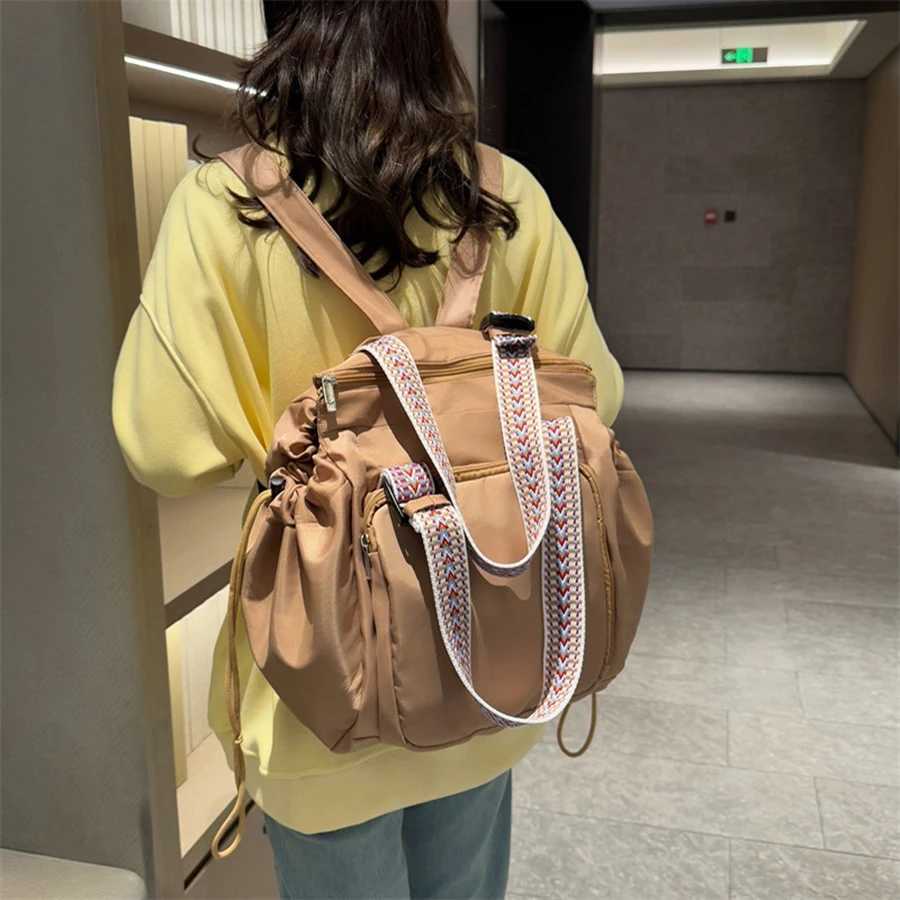 Versatile Diaper Bag Travel Cradle Duffel Bag Outdoor Camping Shopping Storage Handbag Compartments Mummy Bag Sports Backpack y250609I4RC