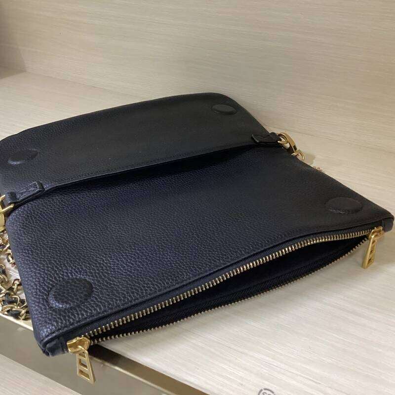 Bag For Women 2025 Fashion Casual Black Cowhide Chain Shoulder Crossbody Mini Phone Bag