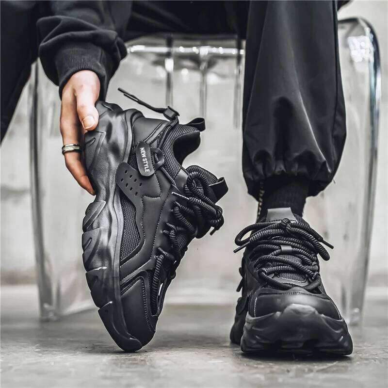 Men's Spring and Summer Mesh Breathable Casual Sports Running NEW hot Dad Shoes