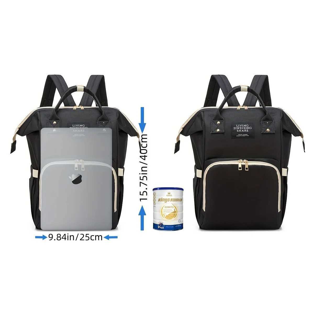 Nappy Backpack Bag Mummy Large Capacity Bag Mom Baby Multi-Function Waterproof Outdoor Travel Diaper Bags y250609GDHE