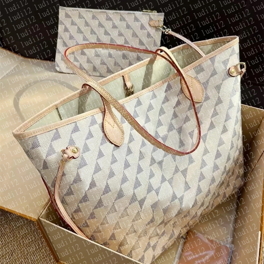 must have neverfulltote designer handbag Womens crossbody shoulder bag Casual Casual Tote mirror quality Bag shopping bag With wallet Classic Flower Checked Bag 8a