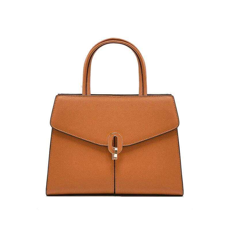 Designer Bags 2025 Female Casual Design Commuting Handbag Women's Natural Cow Real Leather Retro Shoulder Bags Ladies Cowhide Crossbody Bag Luxur