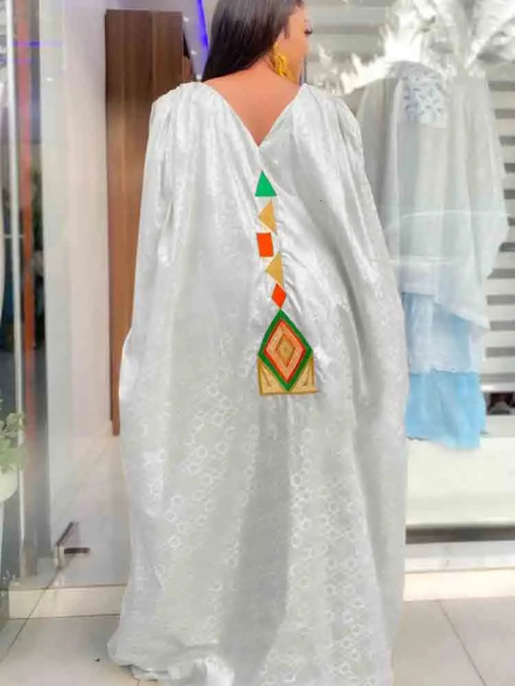 est African Dresses For Women Turkey er Bazin Riche Long Dresses Dashiki Robe Wedding Gowns Printed Summer Style 250603