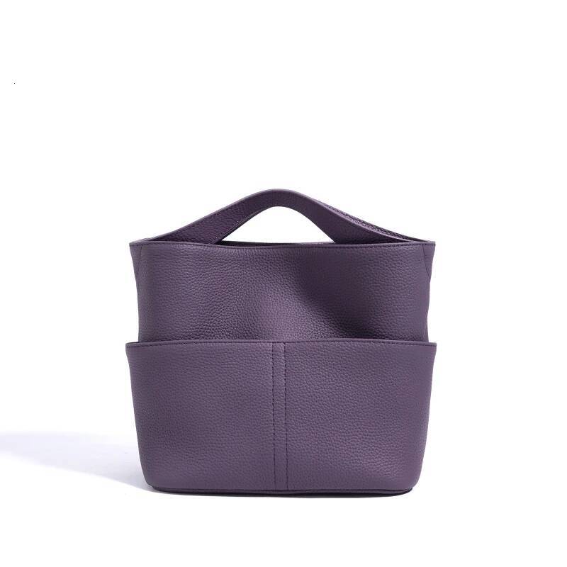 Jonlily Women Genuine Leather Shoulder Female Handbag Totes Small Bucket Casual Daybag Mini Crossbody Bag Purse -Kg1870