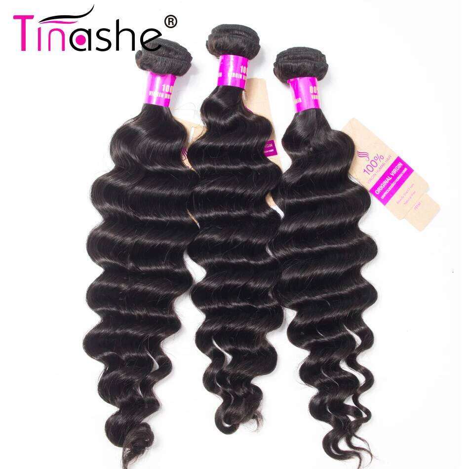 Tinashe 360 Lace Frontal 2 3 Remy Peruvian Hair Loose Deep Wave Bundles With Closure