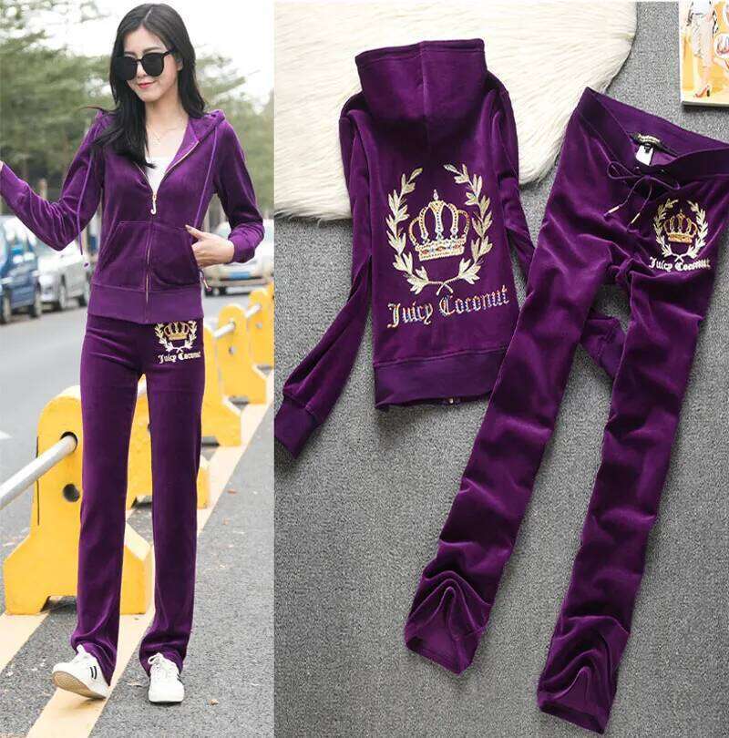 Fashion Brand Veet Sports Suit Women's Hooded Sweatshirt Spring and Autumn Long Sleeved Embroidery Set