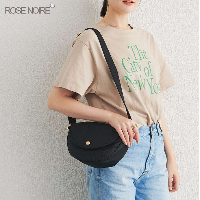 Straight Nylon Casual Women s Round Small Versatile Crossbody Single Shoulder Bag Trendy