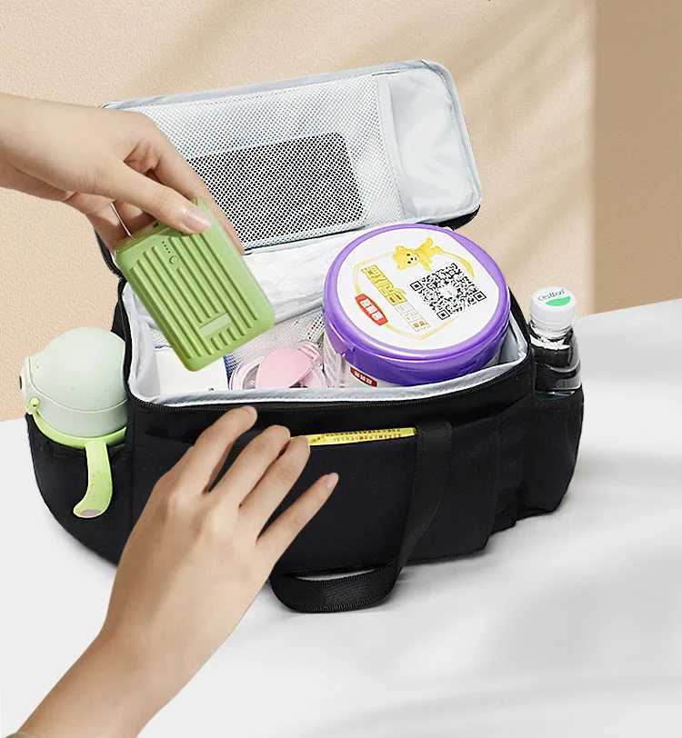 Universal bag holder pram multifunctional mommy diaper bag trolley organizer storage stroller accessories travel buggy bags y250609CBRQ