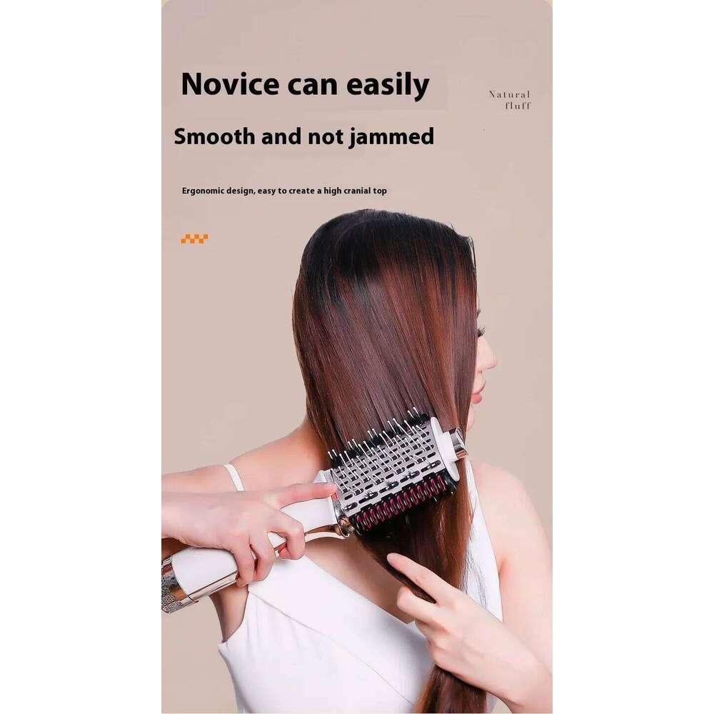 Professional Multifunctional Straightening Blow Dryer Volumizing Brush Curling Iron Hair Comb Suitable for all hair types
