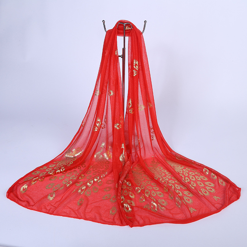 K968 Summer new chiffon scarf silk scarf long printed scarf women sunscreen shawl beach towel manufacturers wholesale