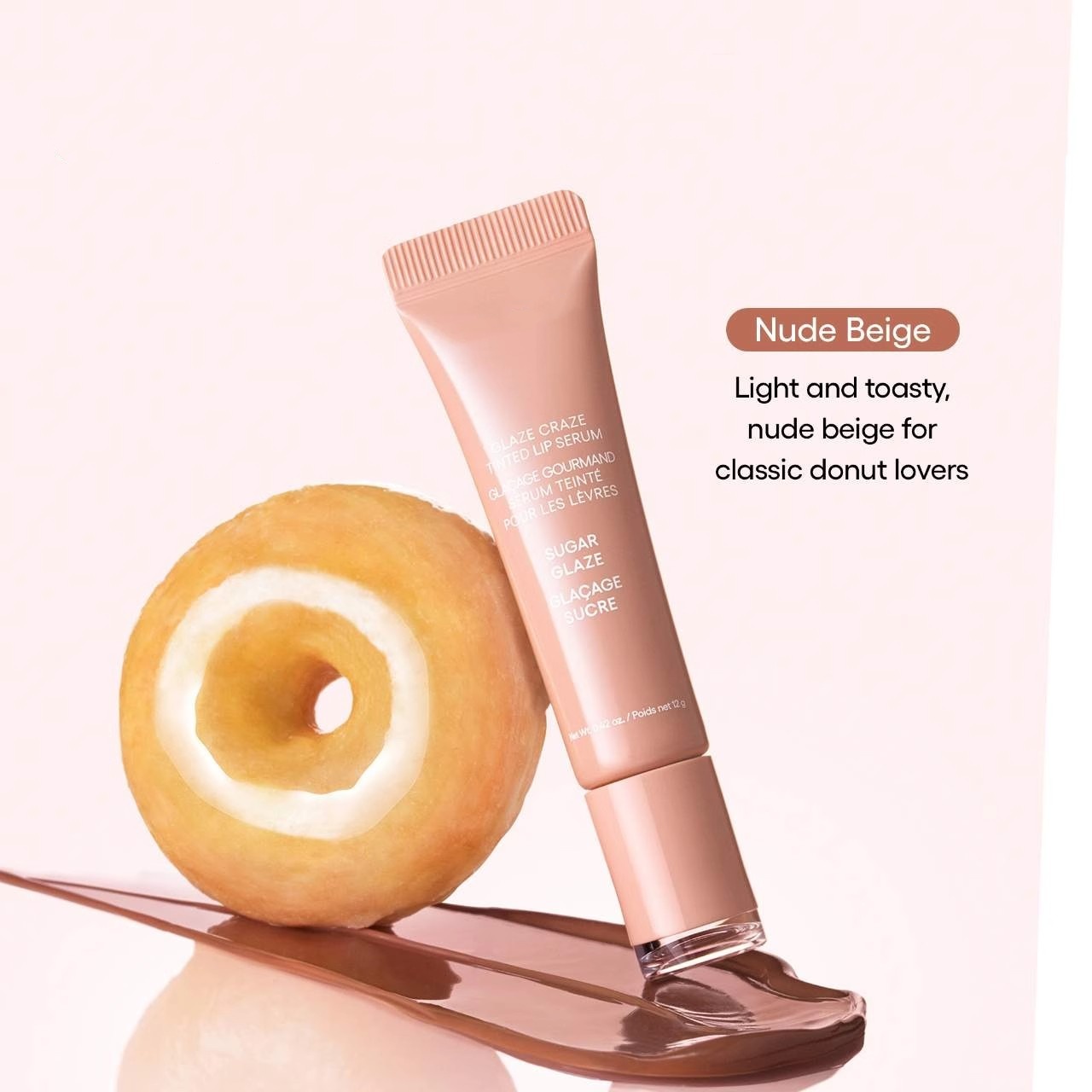 Colored lip gloss, liquid hydrating and moisturizing, light and shiny lip balm, water gloss lip glaze moisturizing lip milk.