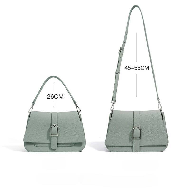 Jonlily Women Genuine Leather Shoulder Female Handbag Totes Casual Crossbody Small Daybag Commuter Bag Purse -Kg1837