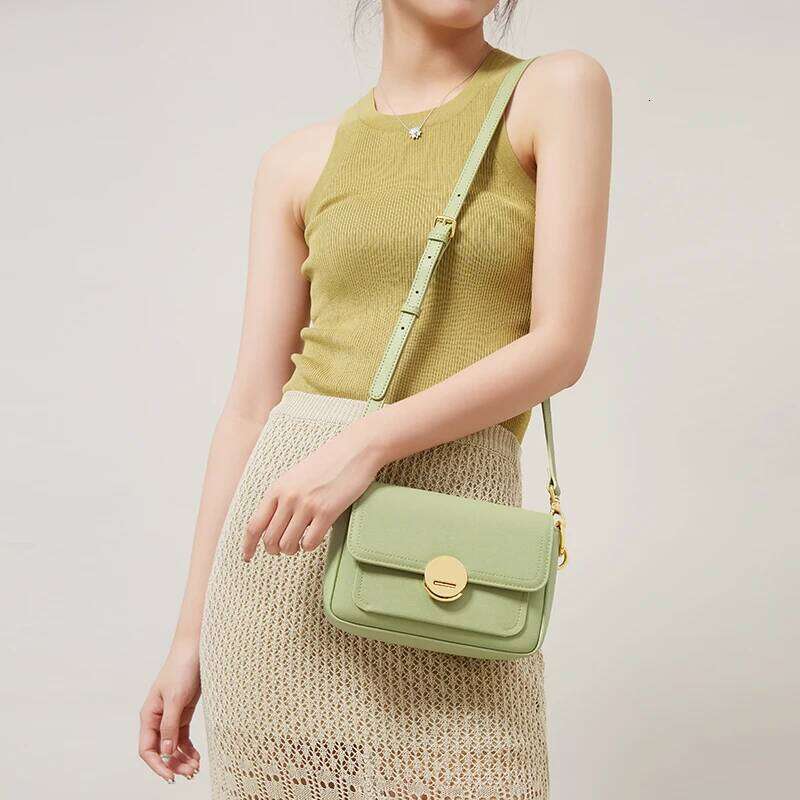 New Green Women Shoulder Spring Summer Elegant Underarm Small Leather Ladies Crossbody Bag Handbags