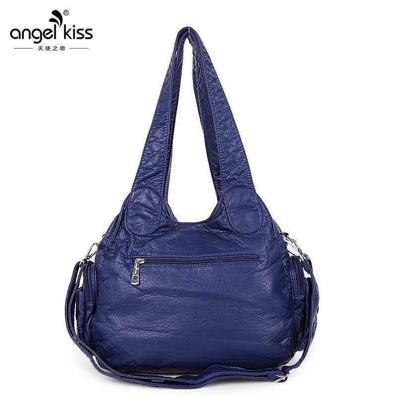 Wen Fi Handbags Wen Shoder Bags PU Leather Handbag Fem Sahel Big-capacity Shoder Purse Bag womens bag B250618