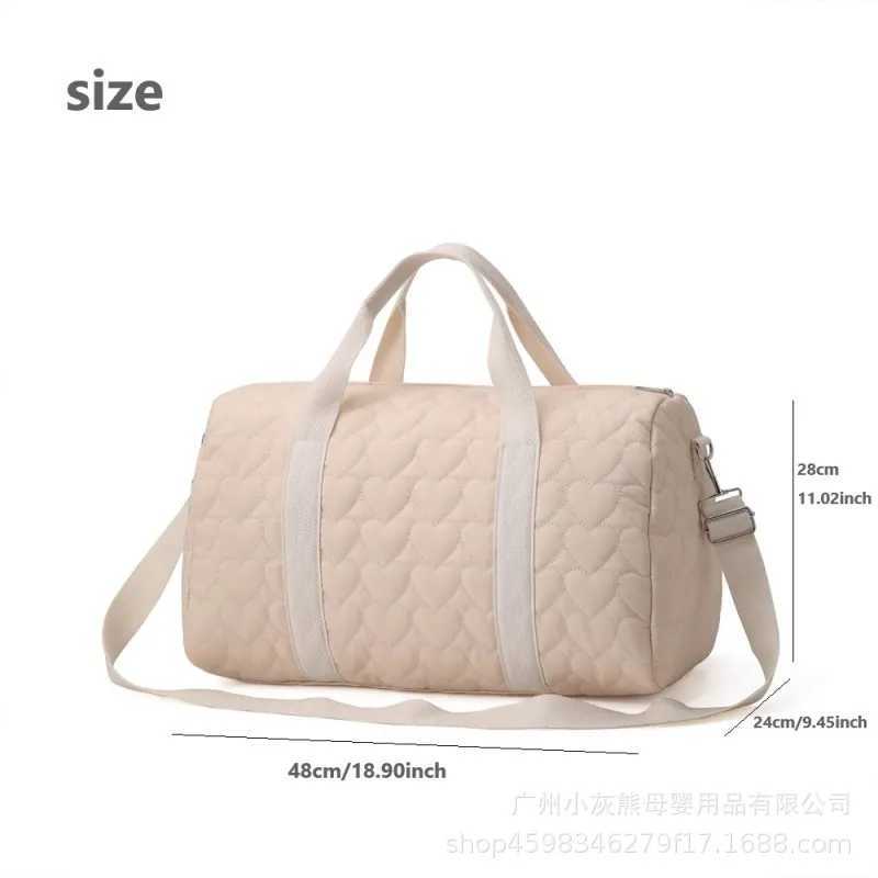 Large Capacity Mommy Bag Travel Tote Bag for Women Baby Diaper Bag Floral Print Multifunctional Crossbody Bag y2506096KDJ