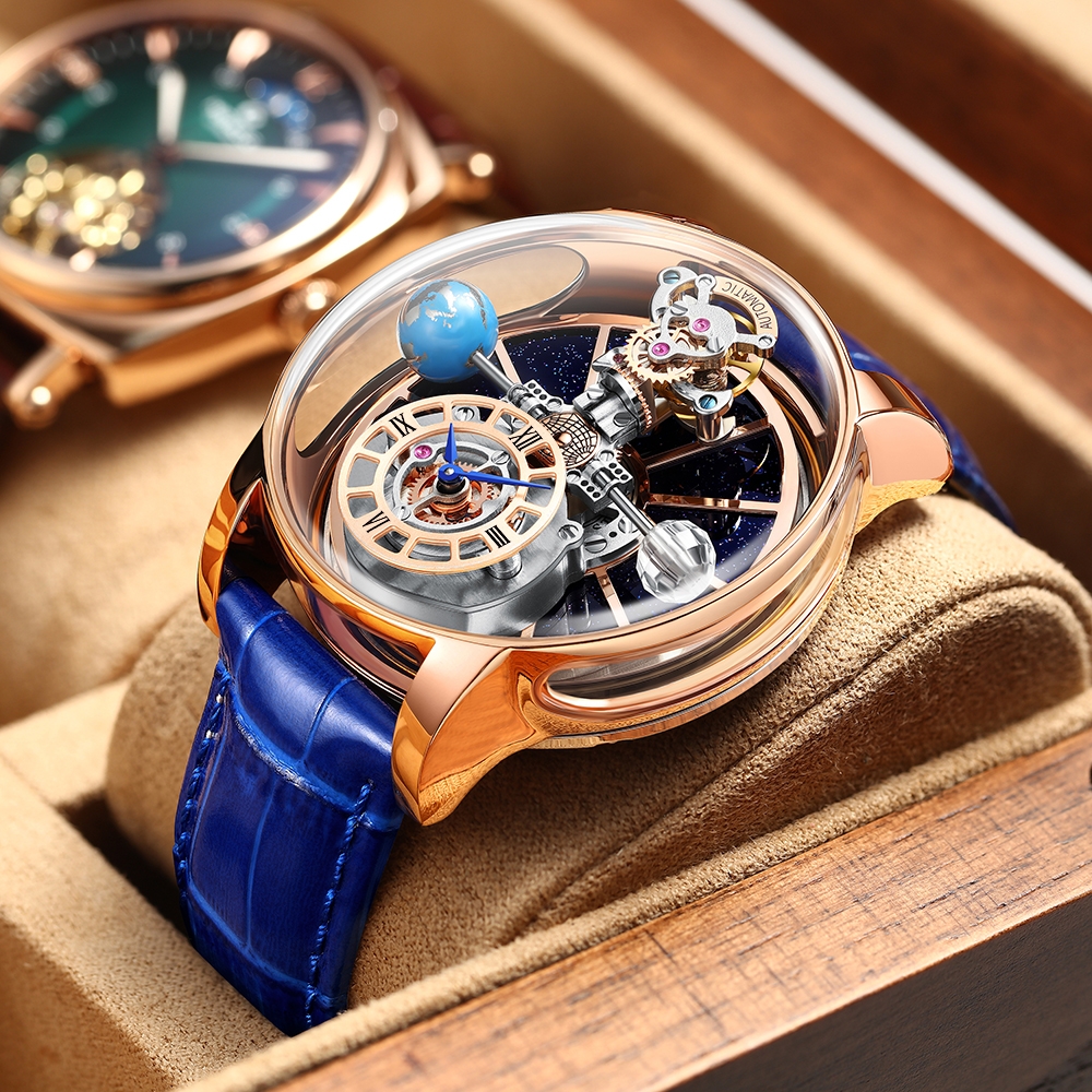Jacob Men Watches Diamond TourbillionTop Brand Luxury Astronomia Swiss Quartz Watch Men Astronomia Solar Montre Homme