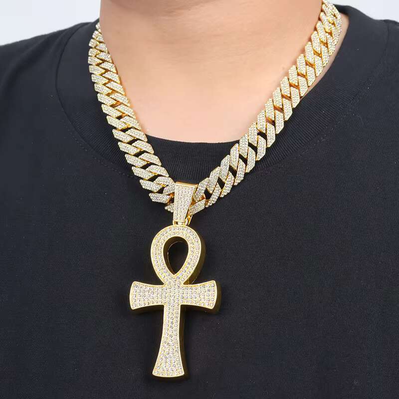 Custom Collier Inoxydables Jewelry Hip Hop Cuban Chains Necklace Fashion Jewelry Pendant Necklace Unisex