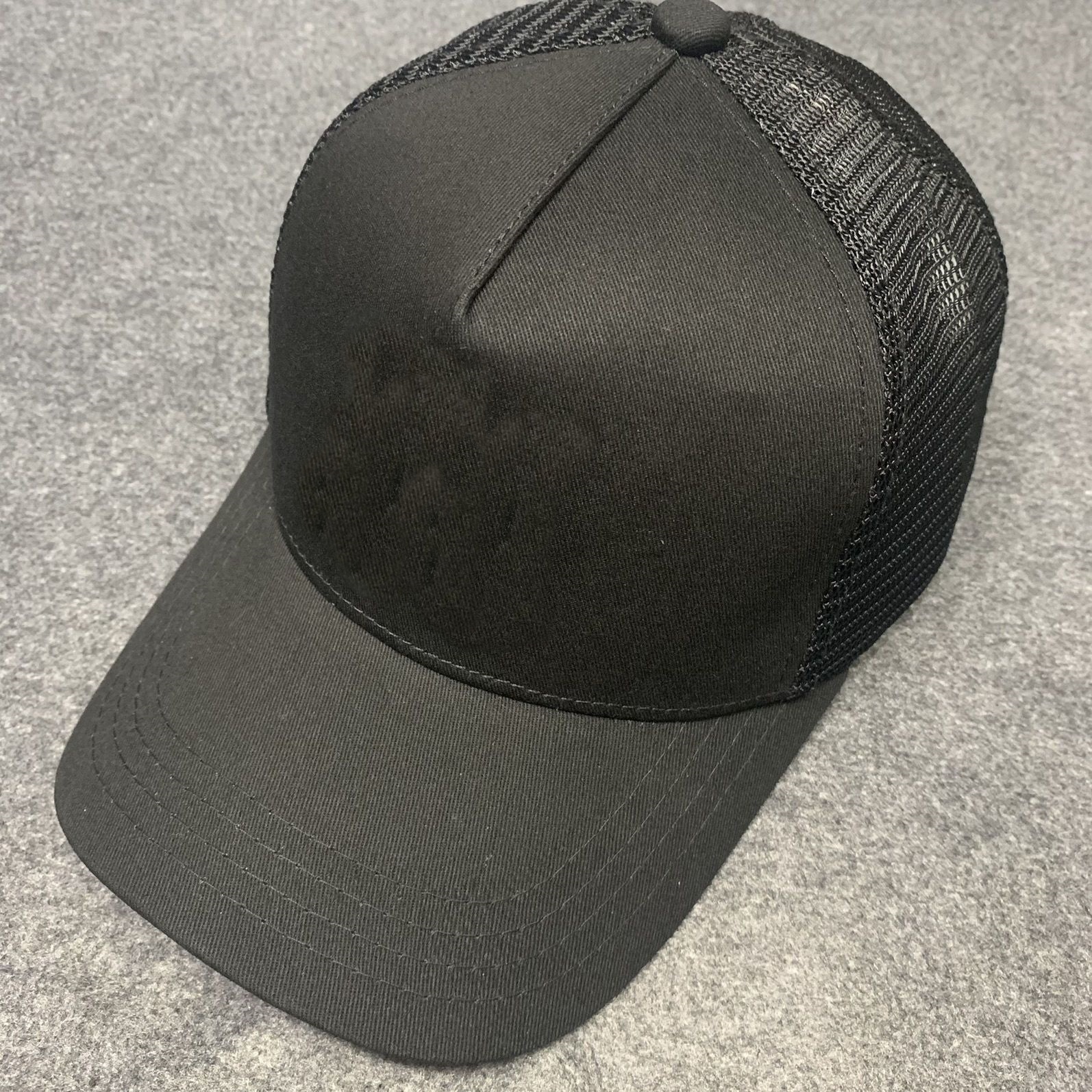 Black hat Fashion baseball cap high quality trendy brand for mens women ball Cap Classic sun protection sunshade Trucker Hat