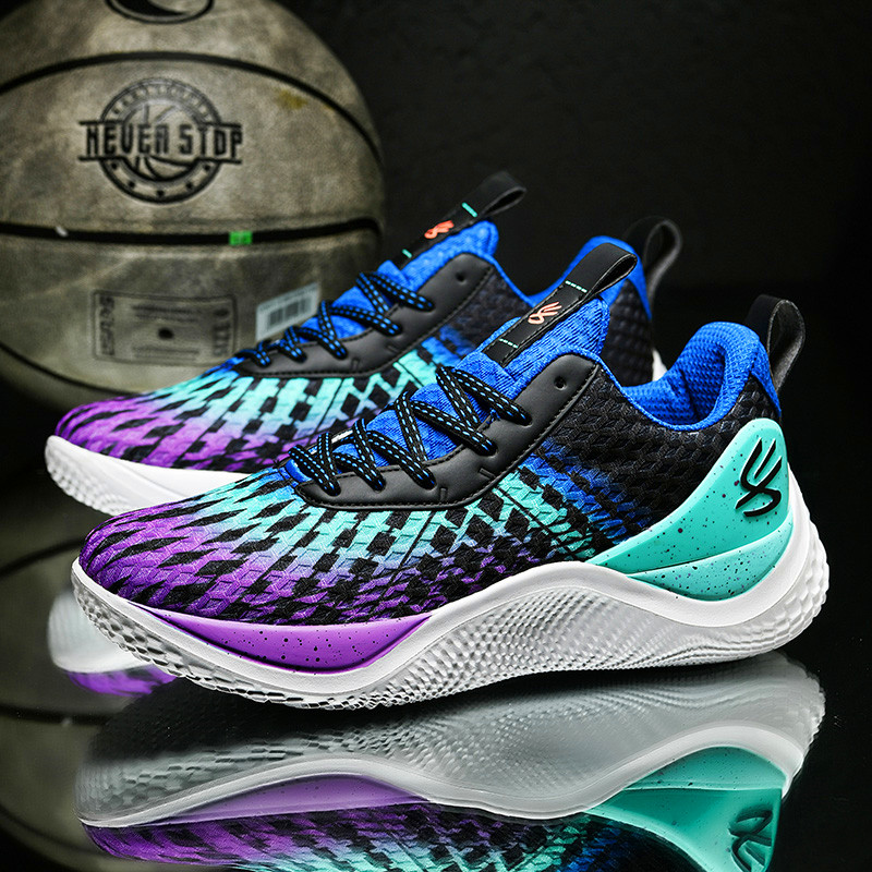 Curry 10th Generation Basketball Shoes 2024 Autumn Breathable Comfortable Wear-resistant Men's Practical Training Shoes