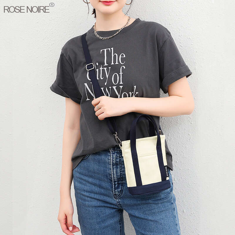 Direct Hot Sale Japan Rakuten Phone Crossbody Handheld Small Square A Canvas Bag