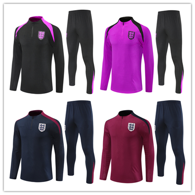 25 26 eNGLanD tracksuit soccer jersey training suit KANE STERLING RASHFORD SANCHO 24/25/26 men kids national football tracksuits kit survetement SPORTSWEAR