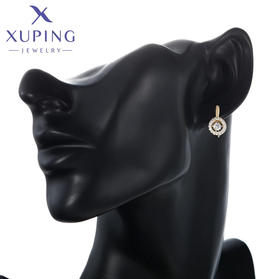 Xuping Jewelry Arrival Trendy Fashion Stone Necklace Earring Set for Women Christmas Party Gift X000850555 250618