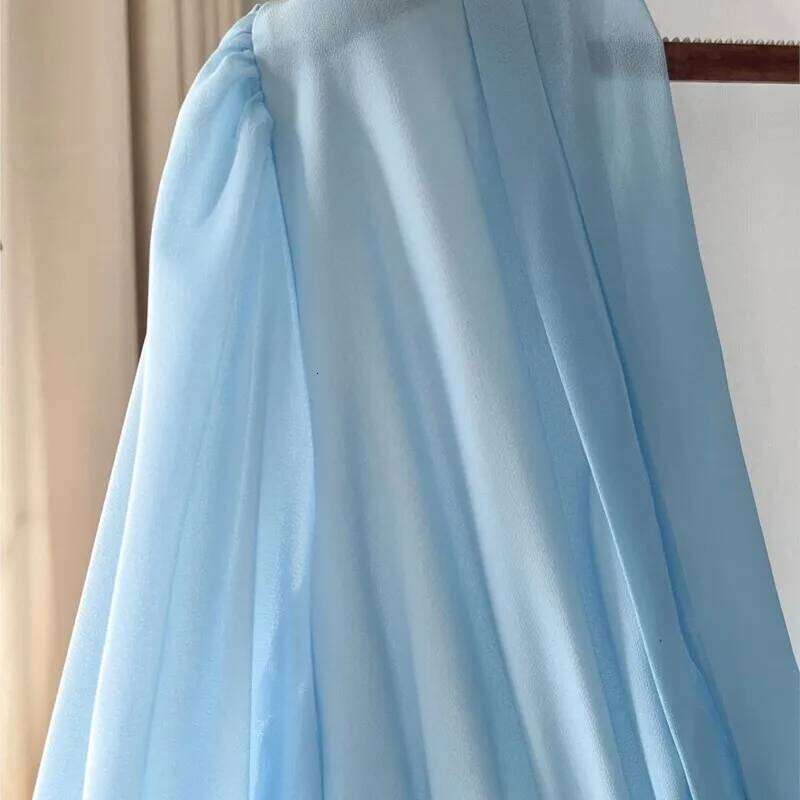 Fashion Floral Print Patchwork Bohemian Woman 2025 Sexy V Neck Hollow Dresses Long Sleeve Puff Loose Maxi Dress