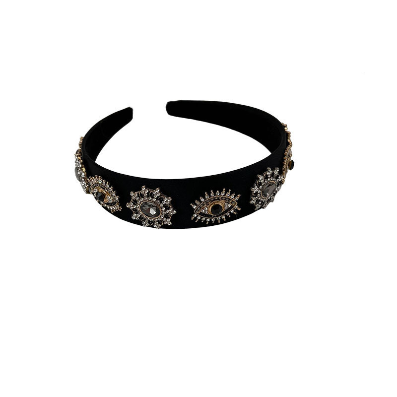 Creative Rhinestone Headband Elegant Style Sweet French Ethnic Style Hair Accessory Headband 230302