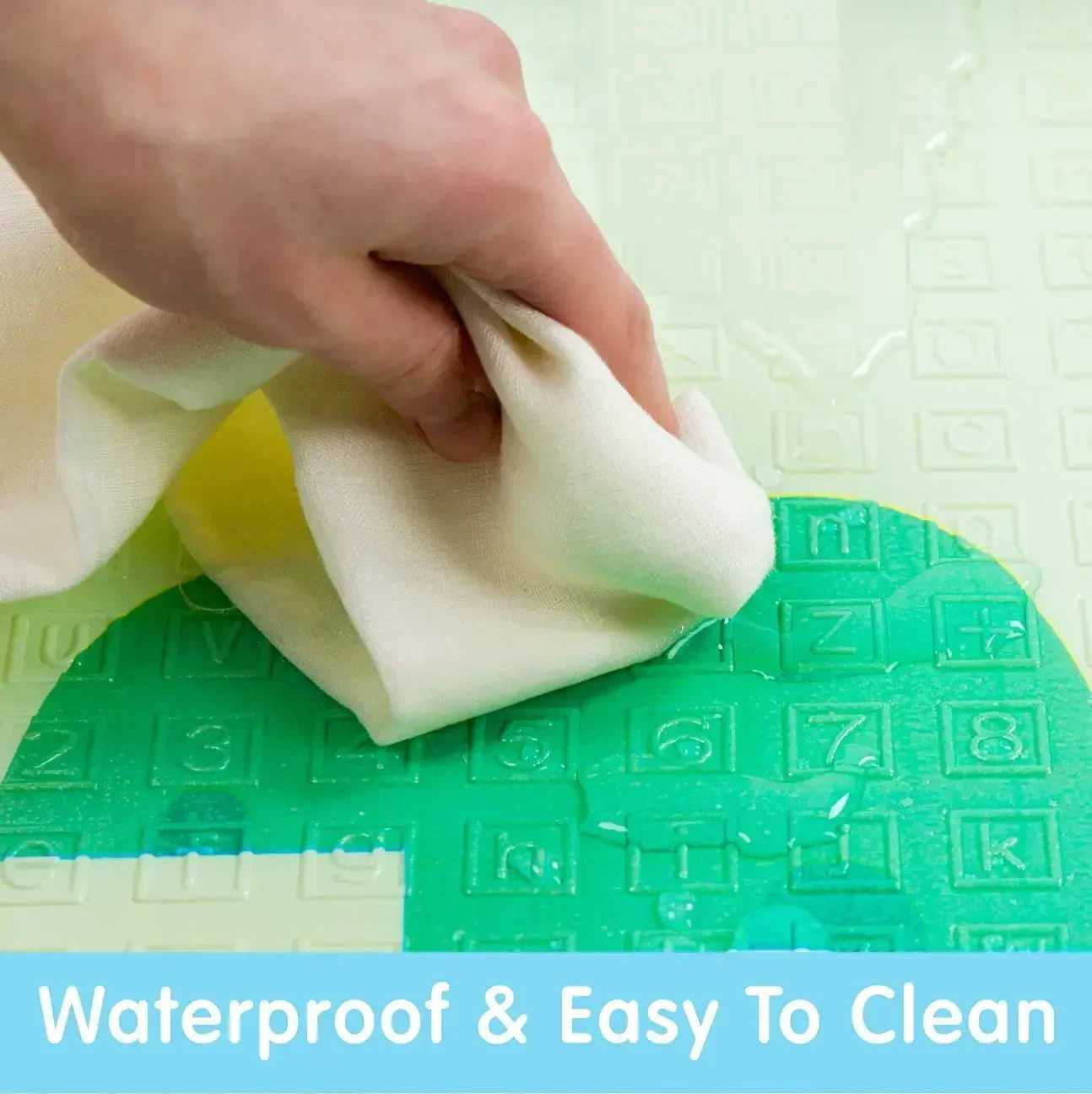 Folding Play Mat Waterproof XPE Foam Kids Rug 1cm Thickness Childrens Developing Mats Toddlers Games Activity Rug with Bag Gift y250609IUKF