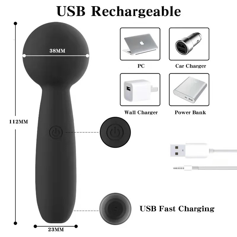 10 Speed Wireless Dildo AV Magic Wand Vibrator G Spot Stimulator Clitoris massager Masturbation Sex Toys For Adult Women 250603