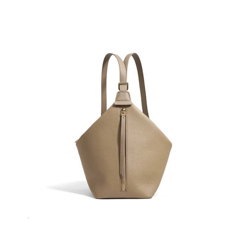 Jonlily Women Genuine Leather Shoulder Female Bucket Commuter Handbag Totes Ladies Crossbody Bag Daybag Purse -Kg1676