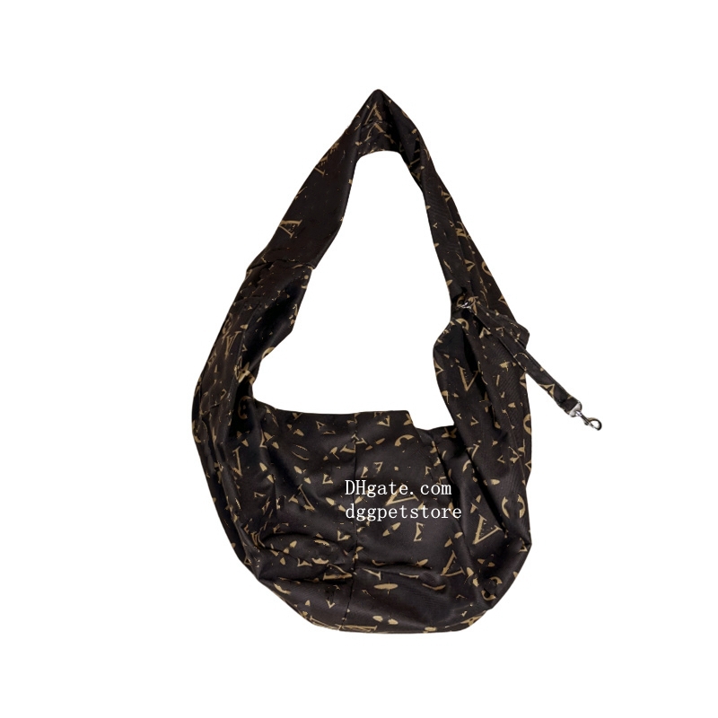 Designer Dog Carrier Sling - Puppy Carrier Purse with Storage Pocket, Hand-Free Dog Sling Carrier for Carry Small Dogs and Cats, Travel Safety Harness, Pets Harness C17