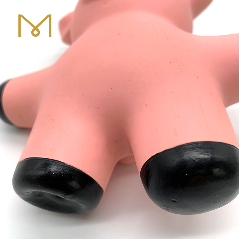 Squeaky Latex Pig Dog Toys Durable Custom Adorable Pink Screaming Sound Chew Cute Toy for Dogs 2pcs/Pack