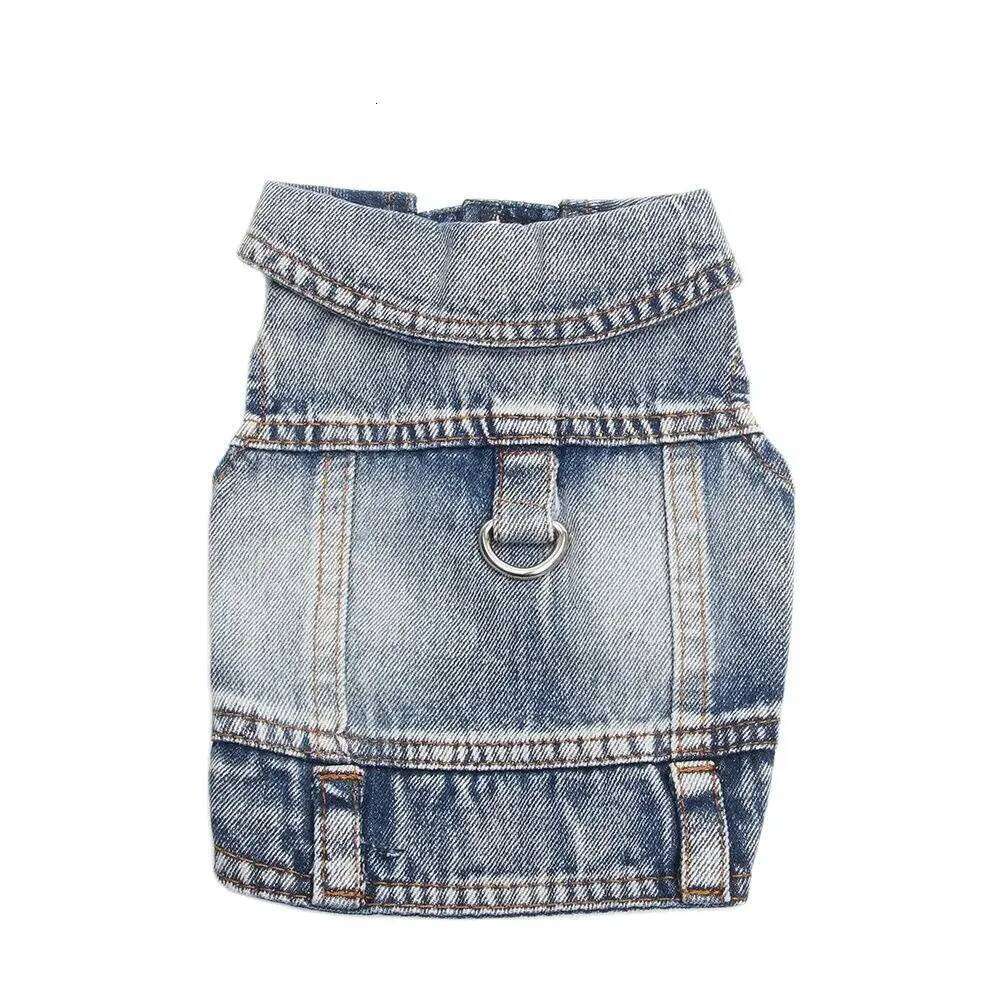 Pets Dogs Jeans Coat et Towable Denim Vest Cat Puppy Spring/Autumn Clothes Apparel