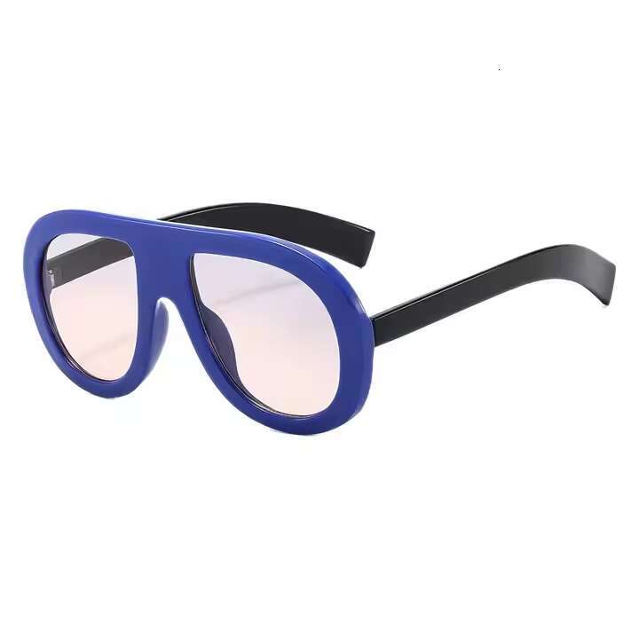 DHcollections New Style INS Large Frame Aviator Sunglasses for Men and Women Unique Fashionable Irregular Shape