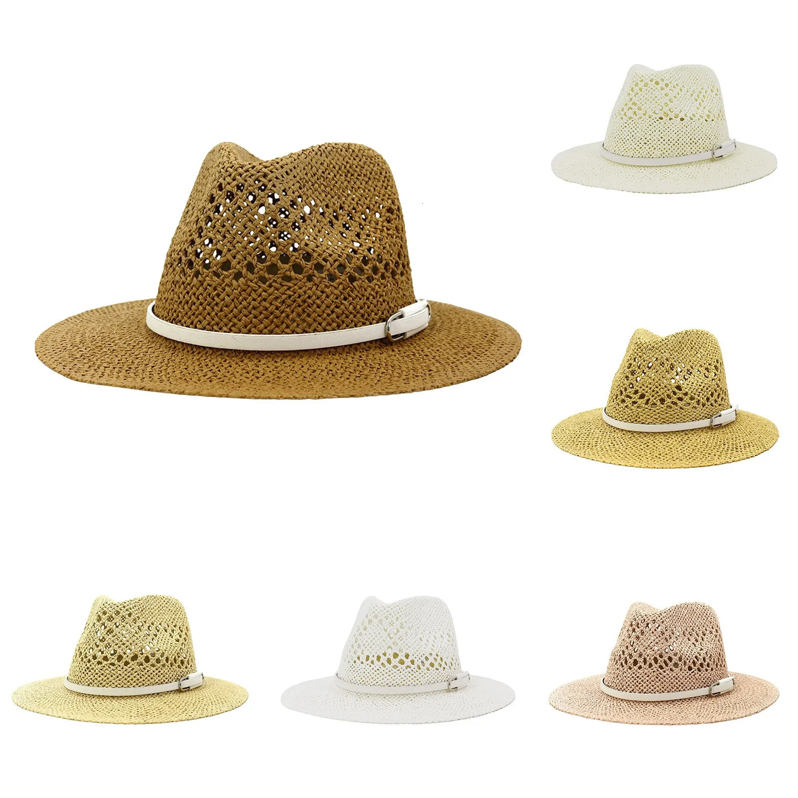 Foldable Large Brimmed Sun Hat Straw Hat Sun For Men And Women In Look For Summer On The Beach Or On Holiday Flat 250606