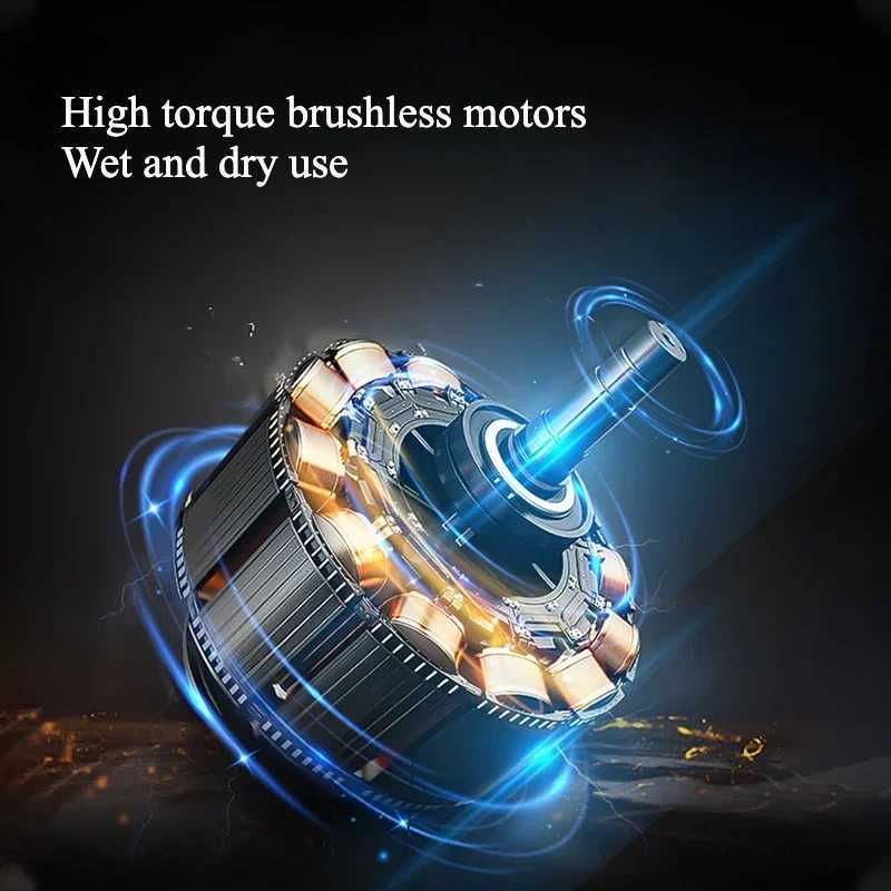 MRD smart GMT-90-4 Hair Clippers Professional Full Metal Body High-Torque Digital Brushless Motor Cordless Hair Clippers for men W250609