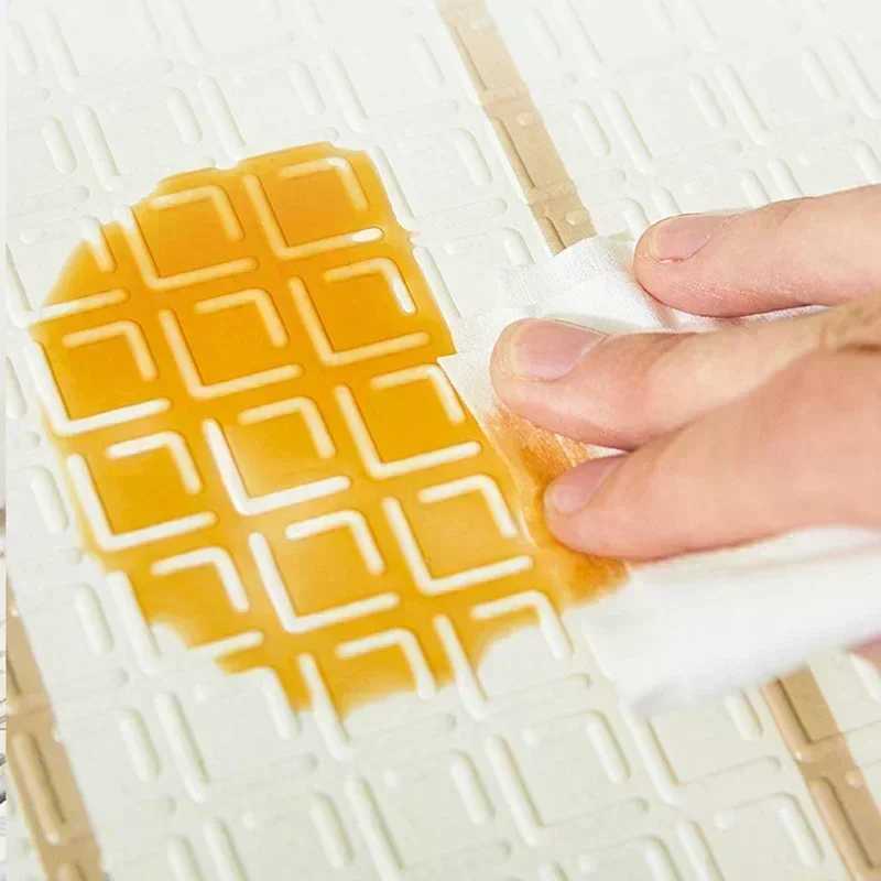 200x180x1.5CM Baby Play Mats Activities Mats For Baby Game Mat Waterproof Childrens Rug Mother Kids Crawling Play Floor Folding y250609SKFQ