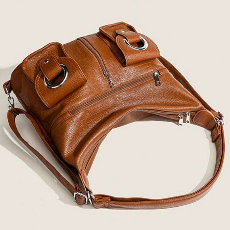 Large Capacity Convertible Women's Shoulder Crossbody Bag Multifunctional Travel Purses And Handbag Student Backpack