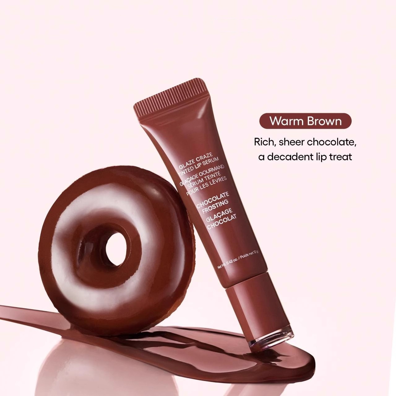 Colored lip gloss, liquid hydrating and moisturizing, light and shiny lip balm, water gloss lip glaze moisturizing lip milk.