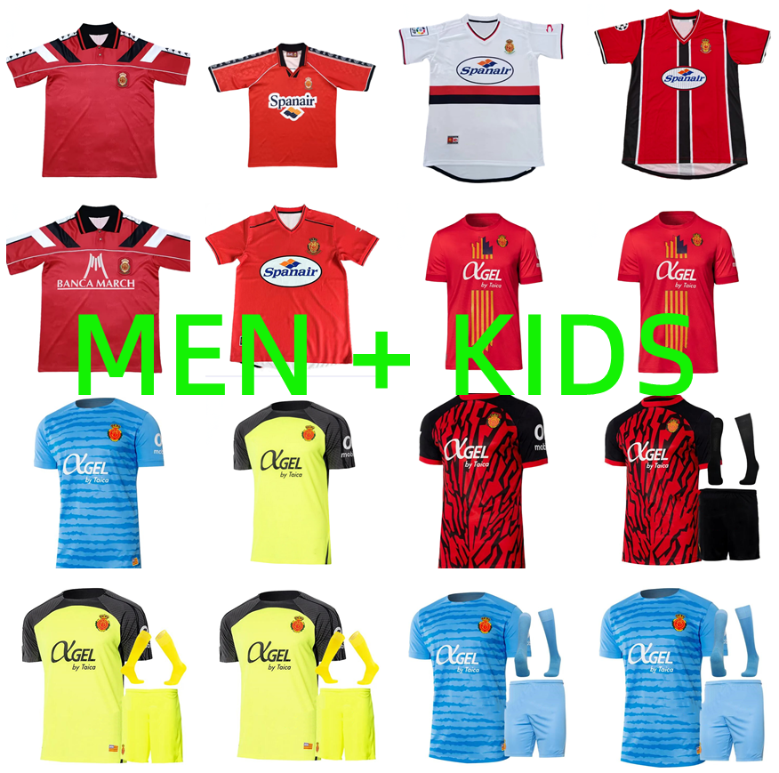 24 25 26 RCD Mallorca soccer jerseys 1994 1995 2001 2002 Retro 2024 2025 camiseta de fUtbol ABDON MURILLO JUnior MERVEIL CUFRE RAILLO MURIQI football shirt men kids
