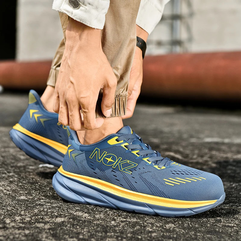Professional Lightweight Safety Shoes Men Steel Toe Sneakers Puncture Proof Safety Work Boots Man Outdoor Safety Work Shoes 250609