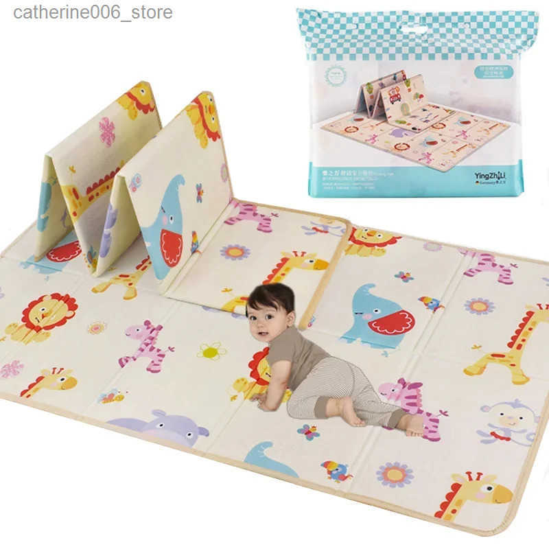 EVA Foam Puzzle Play Mats for Children Waterproof Carpet Interlock Exercise Floor Tile Crawling Rug 180x100cm Bedroom Decor y250609NWJ3