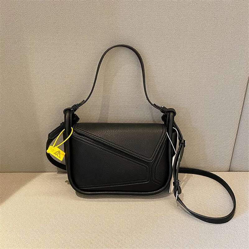 New Designer For Women Fashion Tote Bag Hand Messenger Square Handbag Ladies Cute Crossbody Purses Side Leathe Bags