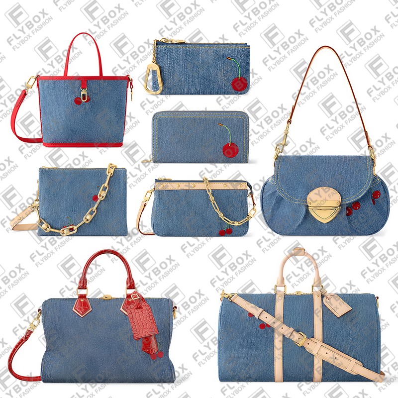 M13994 M14997 M14978 N87627 M13679 M13875 Cherry Denim Totes Handbag Shoulder Bag Crossbody Women Fashion Luxury Designer TOP Quality M14938 M23161 M13893 M13680