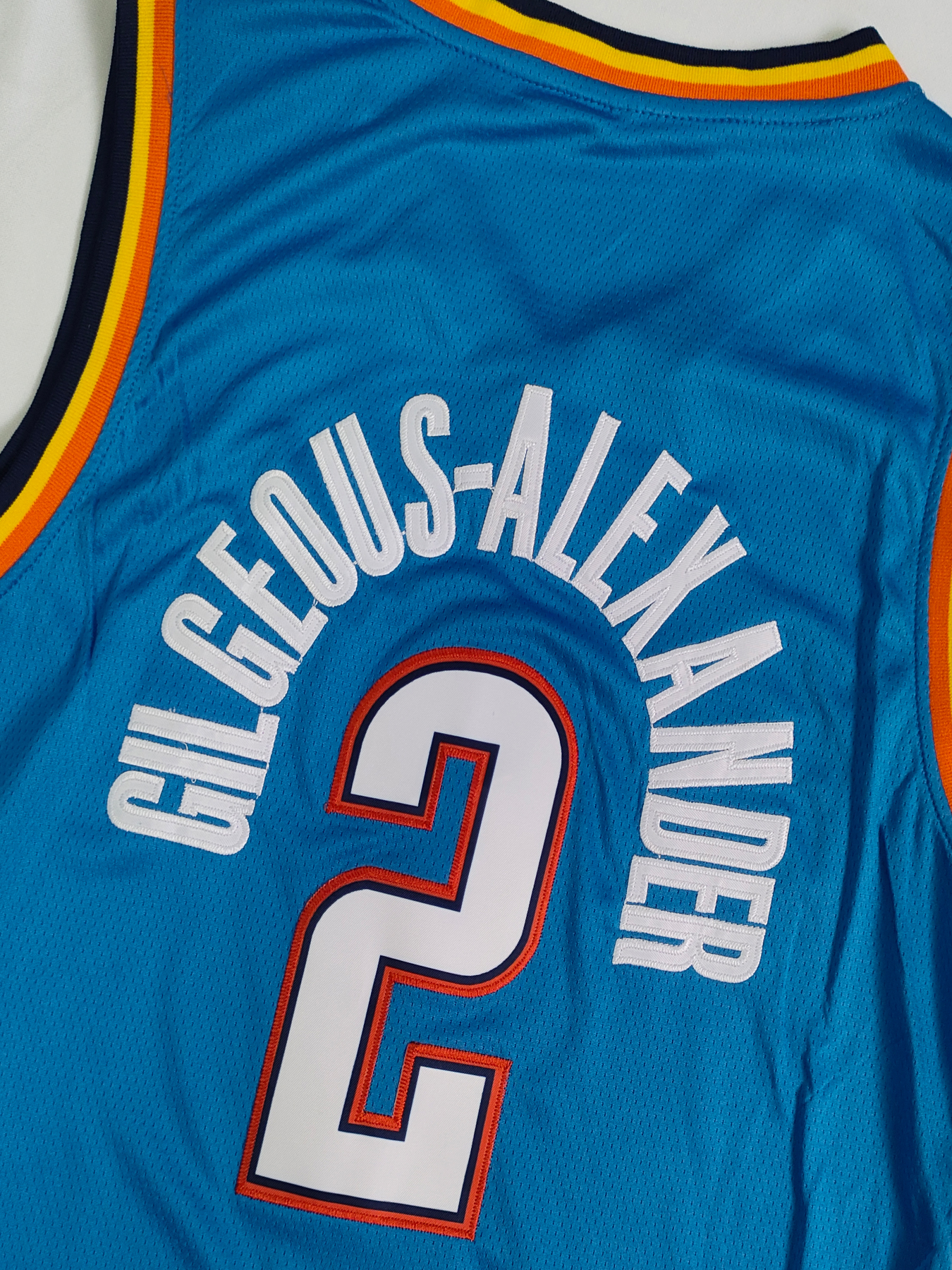 Personalized Custom 2025 Finals Champion Basketball Jersey Shai Gilgeous-Alexander Luguentz Dort Ousmane Dieng Alex Ducas Adam Flagler