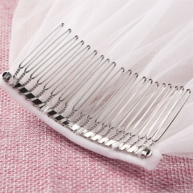 Po 4m 5m One Layer Wedding Veil With Comb White Lace Edge Bridal Veils Ivory Appliqued Cathedral Wedding WED VEIL 250530