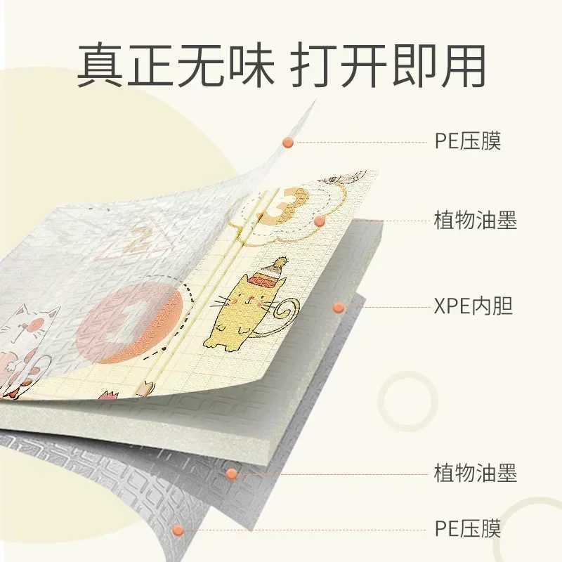 200x180x1.5CM Baby Play Mats Activities Mats For Baby Game Mat Waterproof Childrens Rug Mother Kids Crawling Play Floor Folding y250609SKFQ