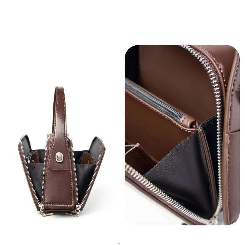 Designer Bags 2025 Women's Natural Cow Leather Shoulder Bag Female Fashion Designer Handbags Ladies Work Commuting Retro Cowhide Bags Lady Luxury