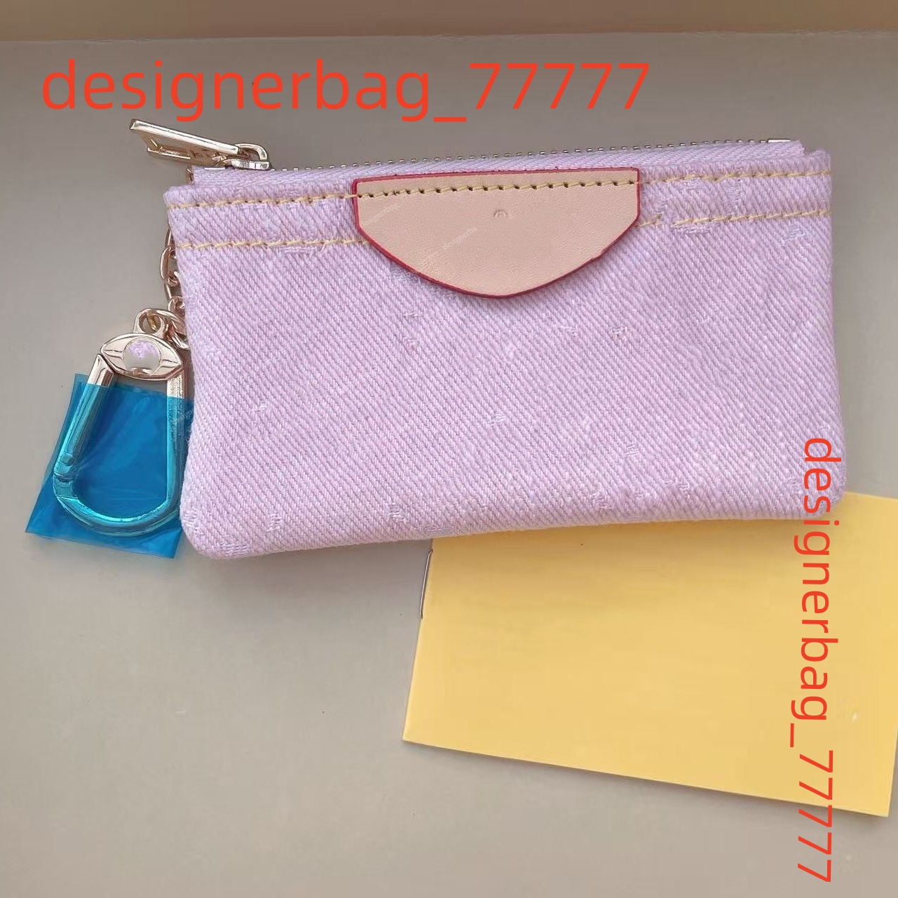 designer light Denim bag zippy key pouch coin fashion casual credit card holder purse Cowboy Luxury Bag Long Short Wallet with box Wholesale and retail available